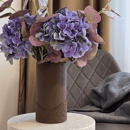 Fluora maro, vază decorativă pentru flori uscate în tonuri calde